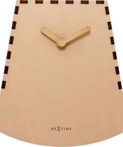 NeXtime NE-5207RZ Tafelklok Rocky 19.5x18x8.8 Cm Hout Zalm