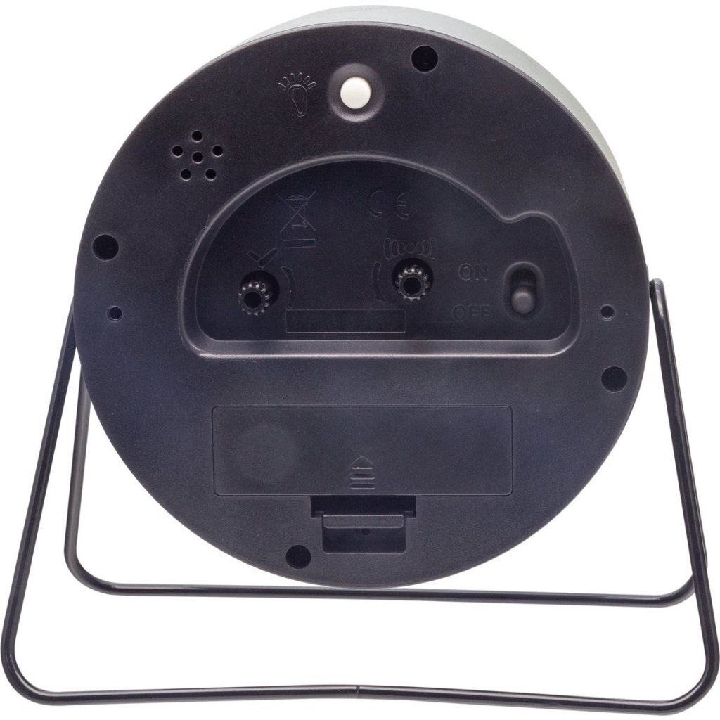 NeXtime NE-5240GS Wekker Berlin 14x13 cm Grijs/Metaal - Image 3