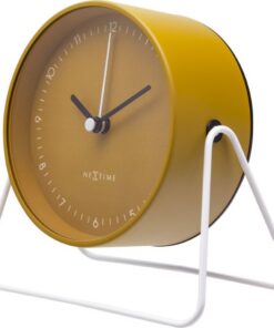 Alternative view of NeXtime NE-5240YL Wekker Berlin 14x13 cm Geel/Wit/Metaal