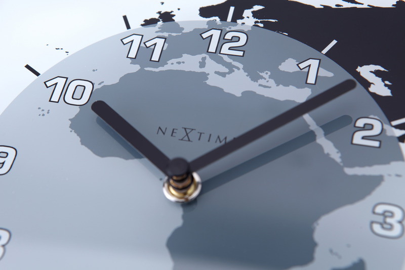 NeXtime NE-8108 Wandklok 50 X 18.6 X 3.6, Glas, 'Mondial' - Image 5