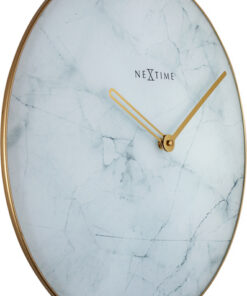 Alternative view of NeXtime NE-8189WI Wandklok Marble Ø 40 Cm Wit