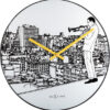 NeXtime NE-8191 Wandklok Trumpet City Ø 40 Cm