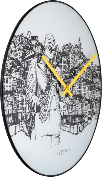 NeXtime NE-8192 Wandklok Sax City Ø 40 Cm - Image 2