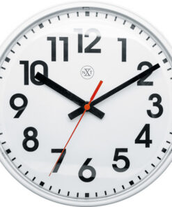 NeXtime NX-7308WI Wandklok NXT Diam. 26cm Kunststof Wit
