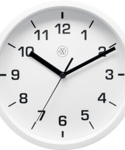 NeXtime NX-7321WI Wandklok NXT Diameter 20cm Kunststof Wit