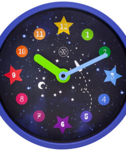 NeXtime NX-7356 Wandklok NXt Apollo Dia 30cm Kunststof Blauw