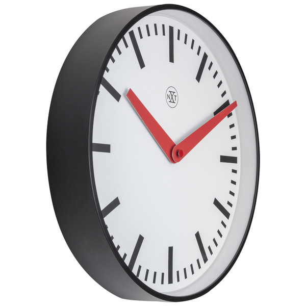 NeXtime NX-7360ST Stationsklok - 25.5cm - Stille Wandklok - Wit - NXt By - "Newcastle" - Image 2
