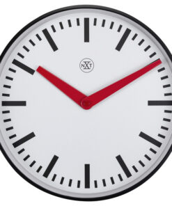 NeXtime NX-7360ST Stationsklok - 25.5cm - Stille Wandklok - Wit - NXt By - "Newcastle"