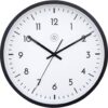 NeXtime NX-7369ZW Wandklok Easy Big 30 cm Zwart/Wit