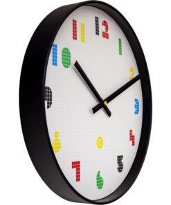 Alternative view of NeXtime NX-7371 Wandklok Bit 35 cm Zwart/Multikleur