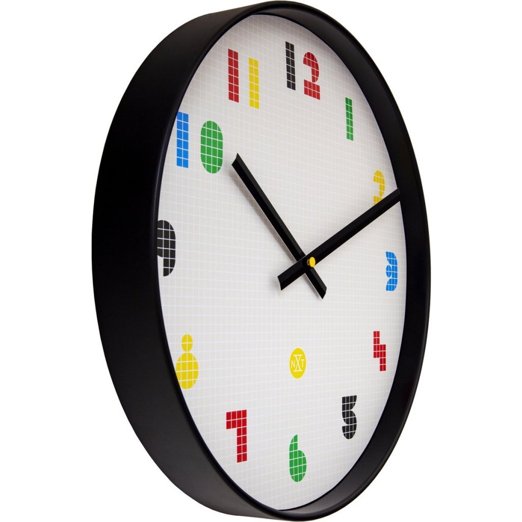 NeXtime NX-7371 Wandklok Bit 35 cm Zwart/Multikleur - Image 2