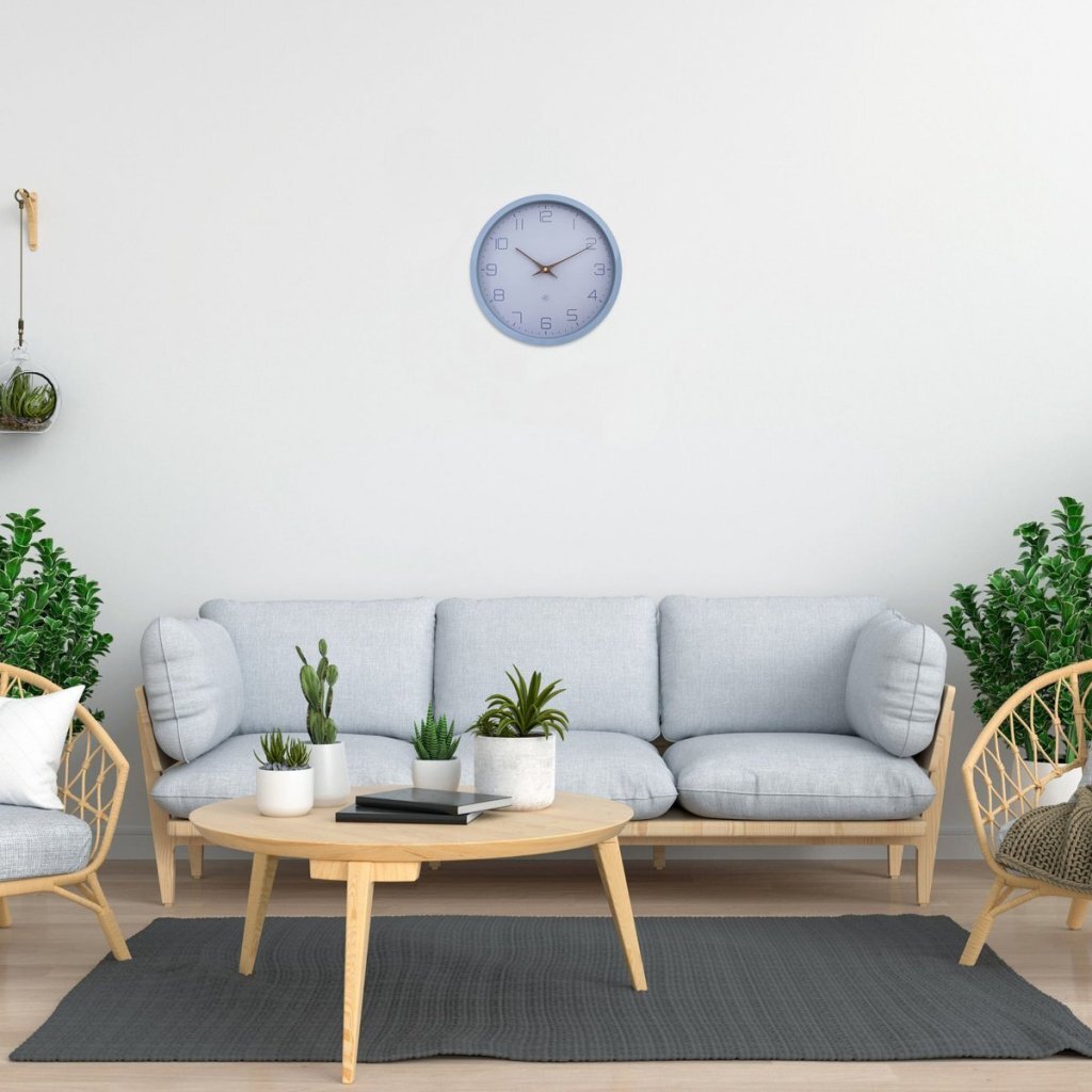 NeXtime NX-7373BL Wandklok ECO 30 cm Blauw - Image 4