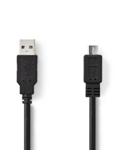 Nedis CCGT60500BK20 Kabel Usb 2.0 A Male - Micro B Male 2