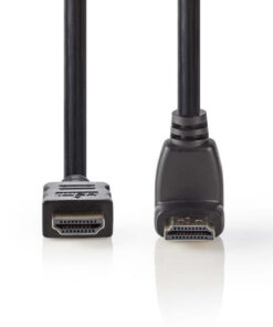 Nedis CVGP34200BK15 High Speed HDMI Kabel 90° Haaks met Ethernet 1.5 m Zwart