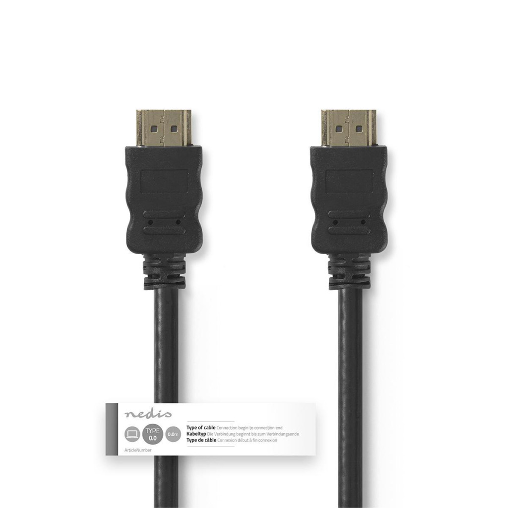 Nedis CVGT34000BK30 High Speed HDMI Kabel met Ethernet 3 m Zwart - Image 3