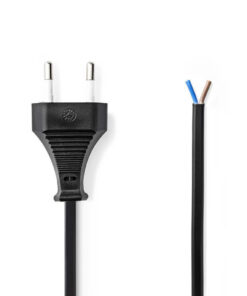 Nedis PCGP11700BK20 Voedingskabel Eurostekker - Open Kabeleinde 2