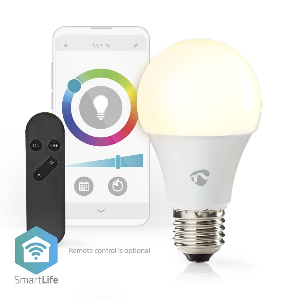 Nedis WIFILRC10E27 Smartlife Multicolour Lamp Wi-fi E27 806 Lm 9 W Rgb / Warm To Cool White Android™ / Ios Peer - Image 5