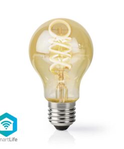 Nedis WIFILRT10A60 Smartlife Led Filamentlamp Wi-fi E27 360 Lm 4.9 W Warm To Cool White 1800 - 6500 K Glas Android&trade; / Ios Peer