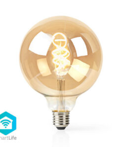 Nedis WIFILT10GDG125 Wi-fi Warm Tot Koel Wit Led Filamentlampgedraaid E27 G125 5