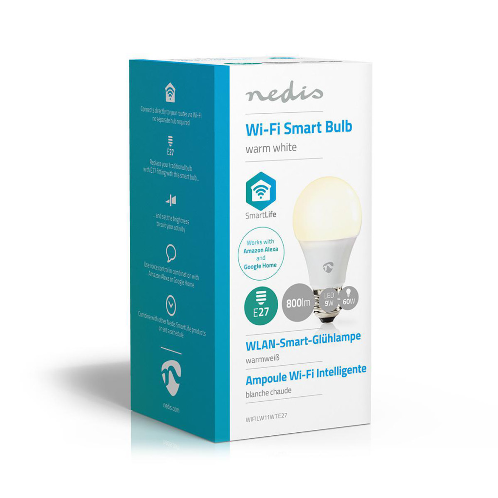 Nedis WIFILW11WTE27 Wifi Smart Led Bulb Warm White E27 - Image 5