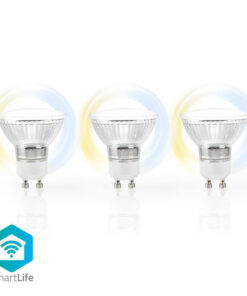 Nedis WIFILW30CRGU10 Wi-fi Smart Led-lamp Warm Tot Koel Wit Gu10 3-pack