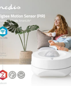 Alternative view of Nedis ZBSM10WT Slimme Pir-bewegingssensor Zigbee Batterij Meegeleverd