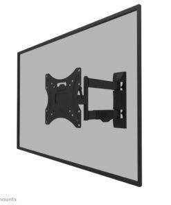Neomounts WL40-550BL12 full Motion Wandsteun voor Schermen tot 55 Inch Zwart