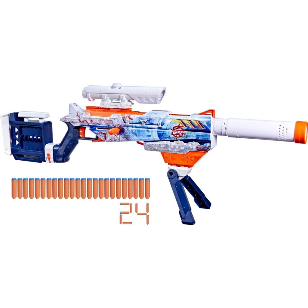 Nerf Load Out Arctic Zerostriker Blaster + 24 Darts - Image 3