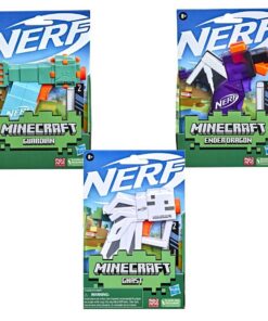 Nerf Microshots Minecraft Blaster + 2 Darts Assorti