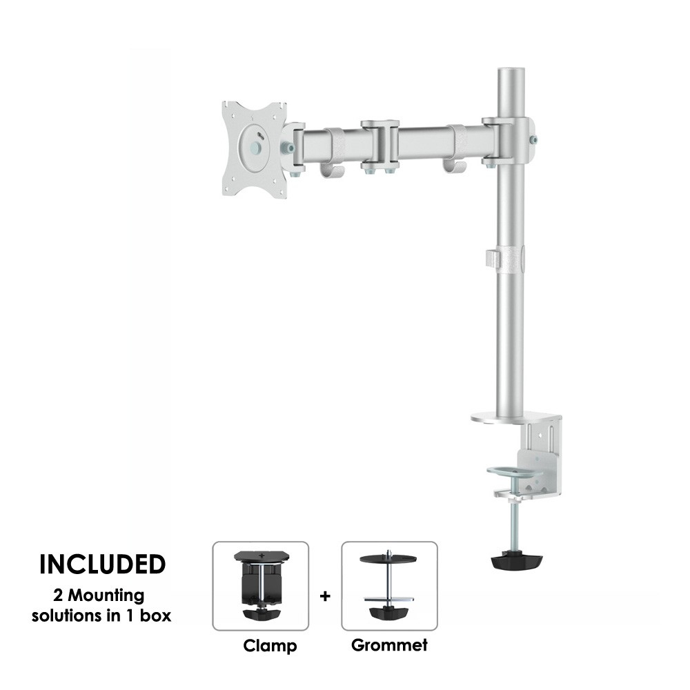 New Star Products NM-D135SILVER Monitorarm Zilver - Image 2