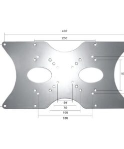 Newstar FPMAVESA400 Verloopplaat Zilver
