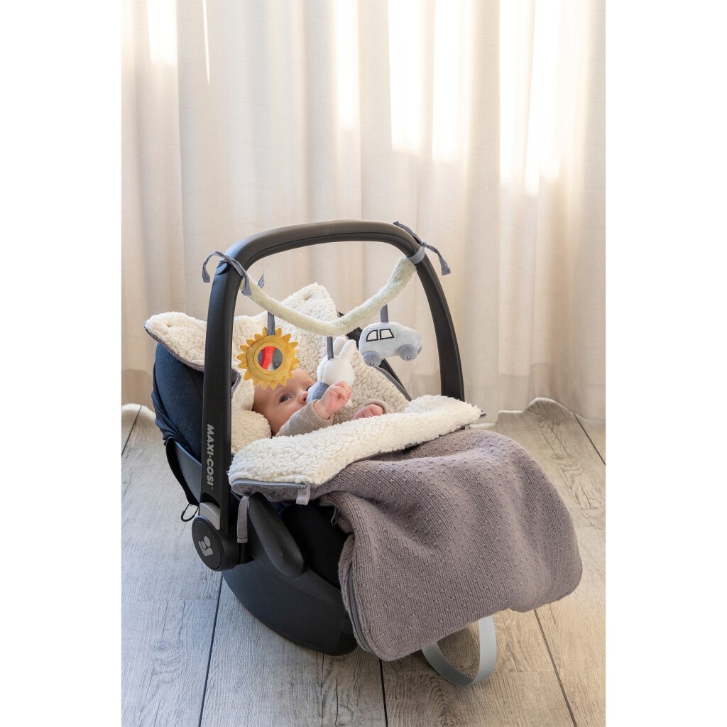 Nijntje Fluffy Wagenspanner + Geluid Blauw - Image 4