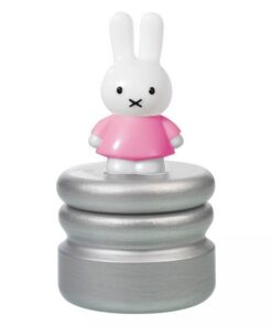 Nijntje Houten Melktandendoosje Roze/Zilver