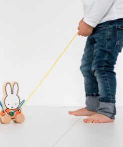 Alternative view of Nijntje Houten Trekfiguur met Kralen