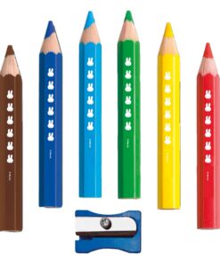 Alternative view of Nijntje Kleurpotloden 6 Stuks + Puntenslijper