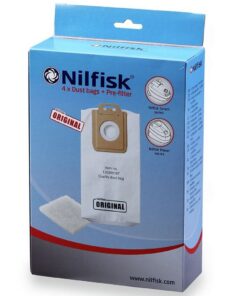 Nilfisk 128389187 Stofzuigerzak (4 stuks + filter)