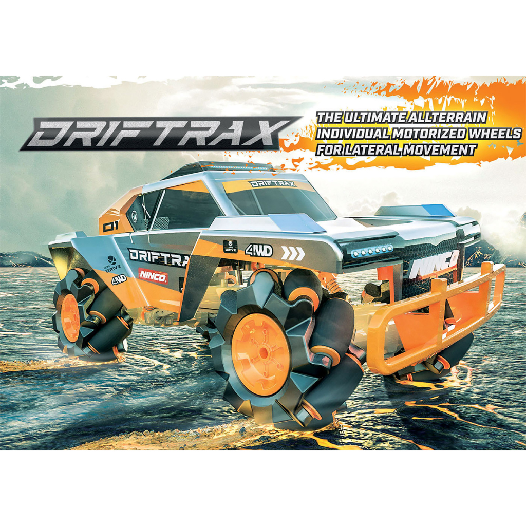 Ninco RC Drift Trax Auto 34x18x15.8 cm Grijs/Oranje - Image 4