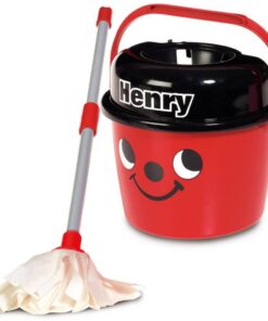 Numatic Little Helper Little Henry Mop en Emmer Rood