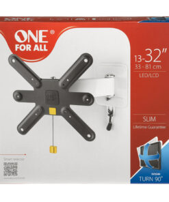 One For All SV3240 TV Steun voor Schermen tot 32 Inch Zwart