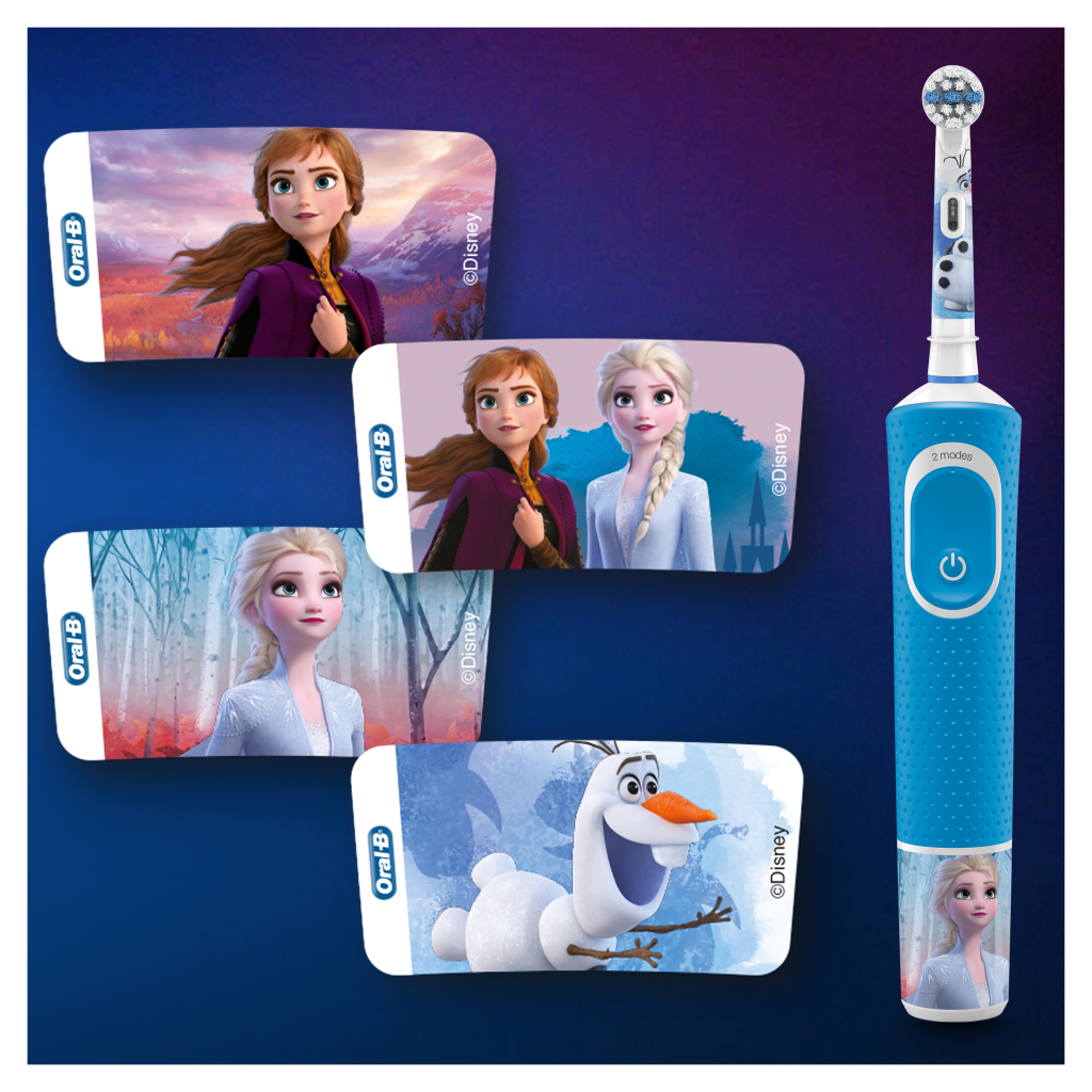 Oral-B Kids Disney Frozen 2 Elektrische Tandenbostel Blauw/Wit - Image 2