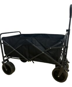 Outdoor Bolderwagen Opvouwbaar 90x51x57 cm Zwart