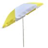 Outdoor Parasol 200 cm Geel/Wit