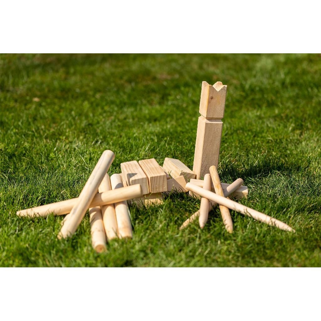 Outdoor Play Houten Kubb Game + Draagtas - Image 2