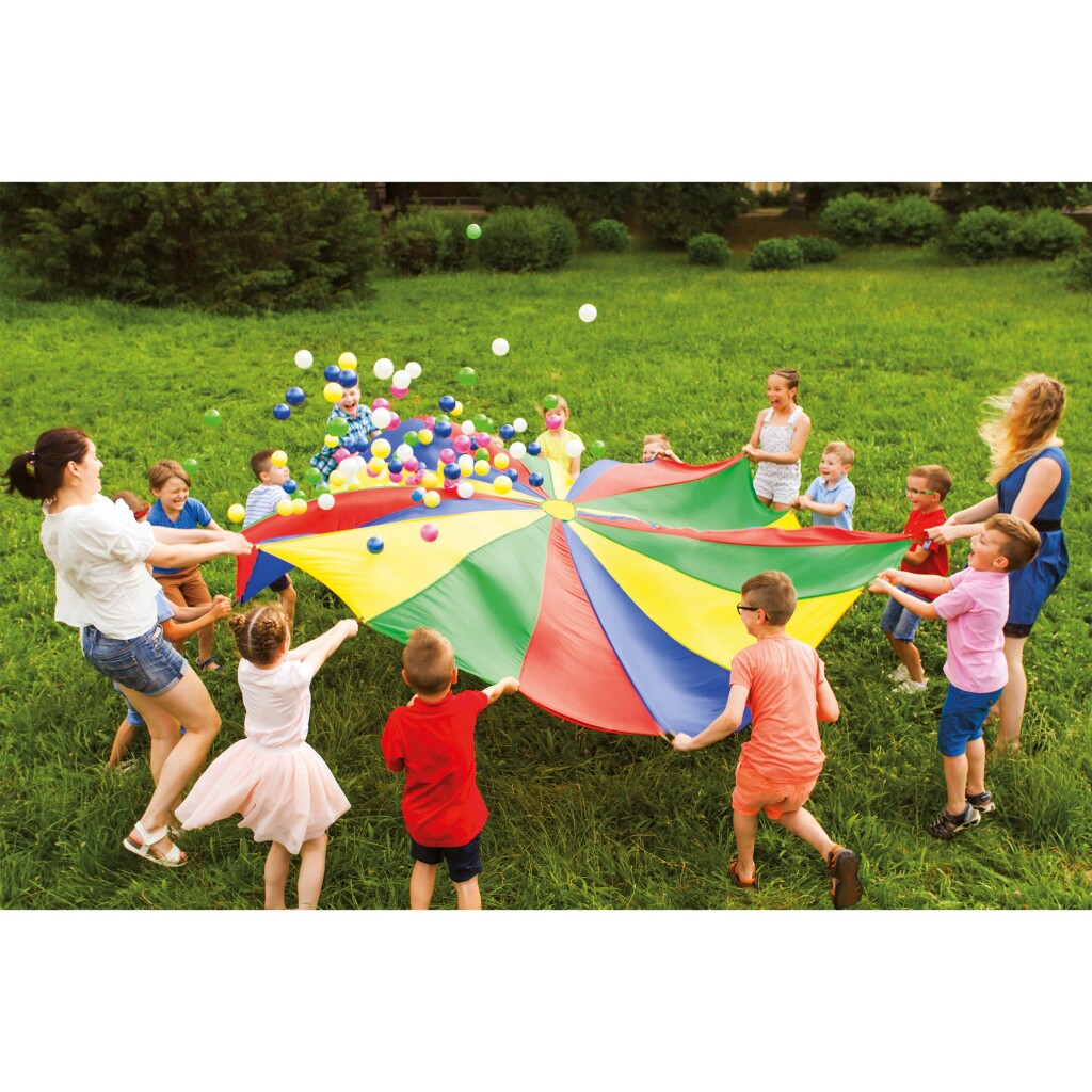 Outdoor Play Parachutedoek met Ballen - Image 4