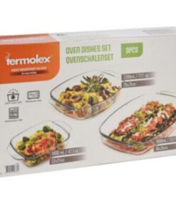 Ovenschaal Glas Set 3 Stuks