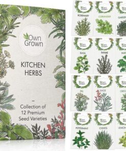 OwnGrown Keuken kruidenzaden set 12 soorten keukenkruiden Kruidenzaden voor keuken