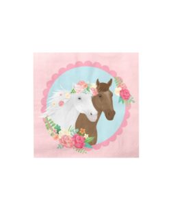 Paarden Servetten 6 Stuks