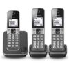 Panasonic KX-TGD313NLG Vaste Telefoons 3 Stuks Zwart/Zilver