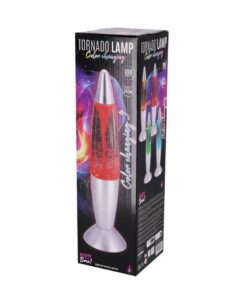 Alternative view of Party Time Tornado LED Lamp 35 cm Transparant/Zilver