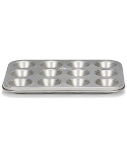 Alternative view of Patisse Metalen Mini Muffinvorm 12 Vaks Zilver